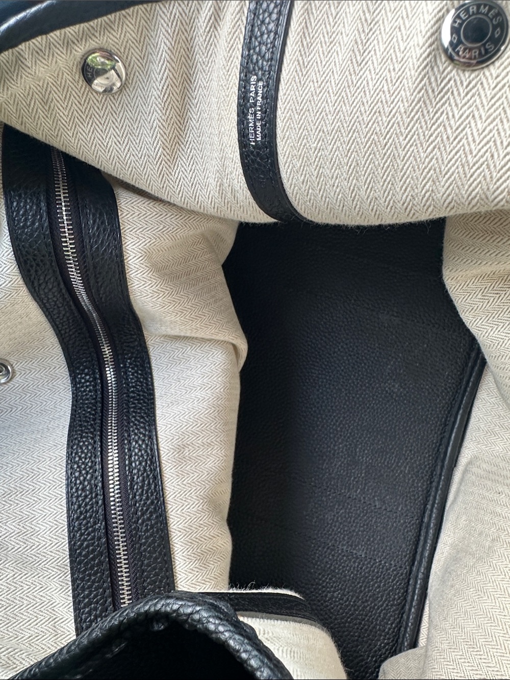 Hermès Garden Party 36 Black Negonda Palladium Hardware $3500 OBO…… - Picture 16 of 16